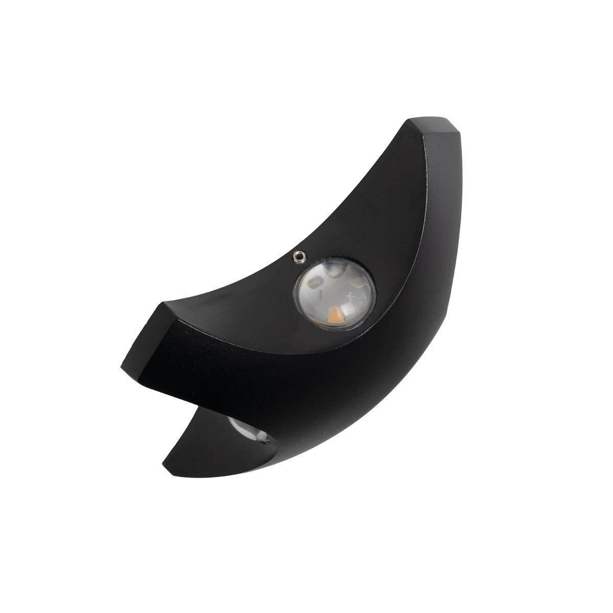 GLOBOSTAR® SPARK 60683 Μοντέρνο Φωτιστικό Τοίχου - Απλίκα LED 8W 1000lm 30° AC 220-240V Αδιάβροχο IP65 Θερμό Λευκό 2700K - CREE XPE Chip & TÜV SÜD Driver - Μαύρο Ματ - Μ14.5 x Π5 x Υ14.5cm - 5 Χρόνια Εγγύηση - ledmania.gr