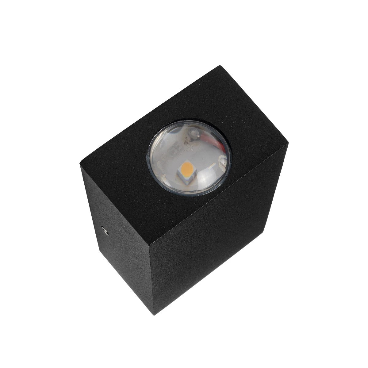 GLOBOSTAR® HIKARI 60685 Μοντέρνο Φωτιστικό Τοίχου - Απλίκα LED 4W 500lm 30° AC 220-240V Αδιάβροχο IP65 Θερμό Λευκό 2700K - CREE XPE Chip & TÜV SÜD Driver - Μαύρο Ματ - Μ6 x Π4 x Υ10.5cm - 5 Χρόνια Εγγύηση - ledmania.gr
