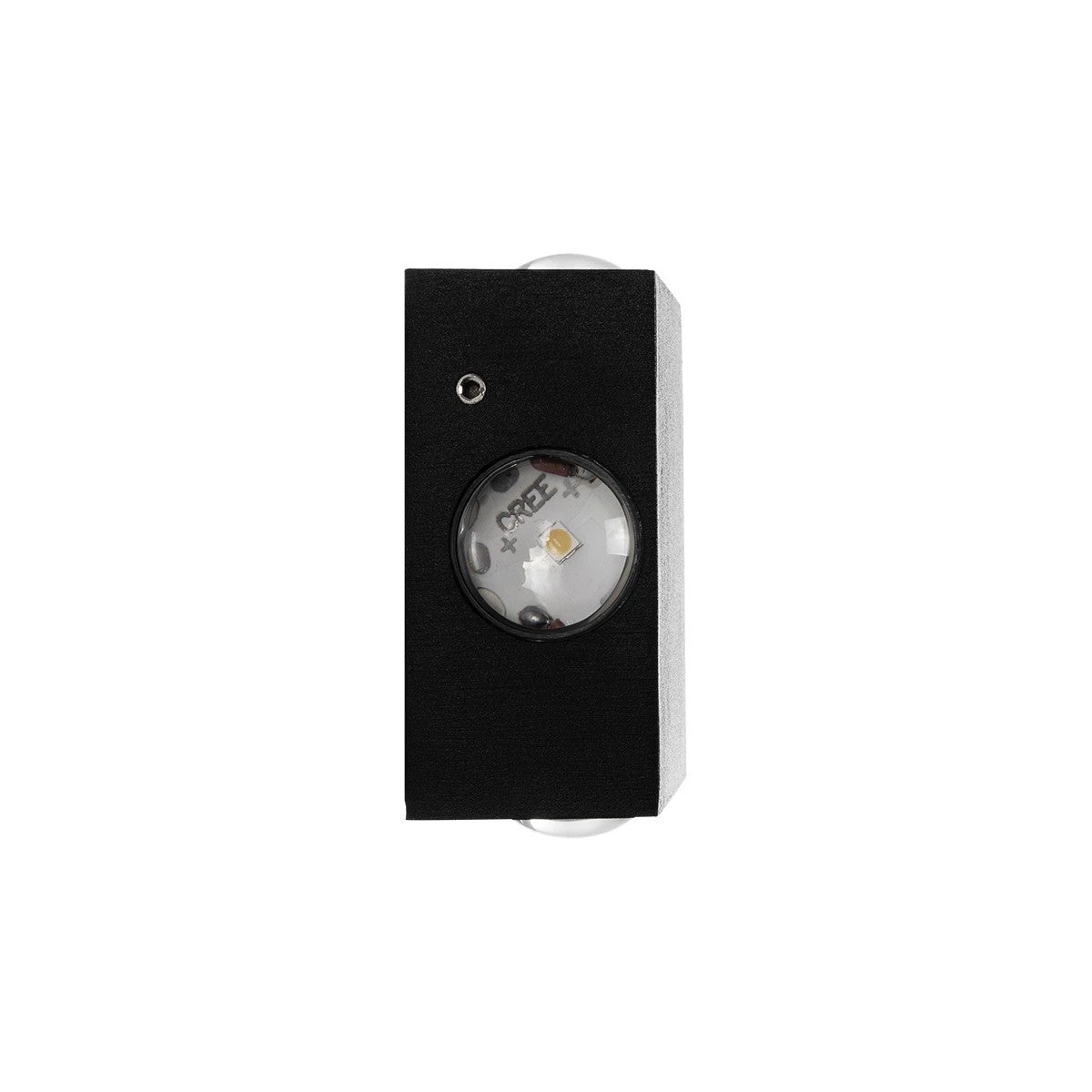 GLOBOSTAR® HIKARI 60686 Μοντέρνο Φωτιστικό Τοίχου - Απλίκα LED 8W 1000lm 30° AC 220-240V Αδιάβροχο IP65 Θερμό Λευκό 2700K - CREE XPE Chip & TÜV SÜD Driver - Μαύρο Ματ - Μ9 x Π4 x Υ9cm - 5 Χρόνια Εγγύηση - ledmania.gr
