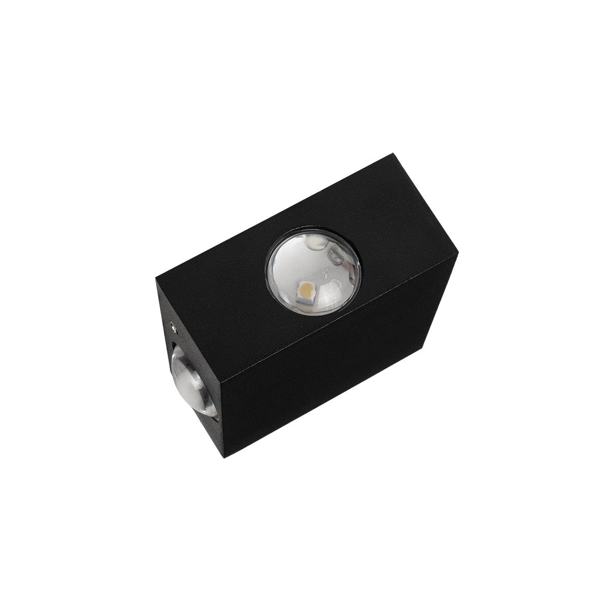 GLOBOSTAR® HIKARI 60686 Μοντέρνο Φωτιστικό Τοίχου - Απλίκα LED 8W 1000lm 30° AC 220-240V Αδιάβροχο IP65 Θερμό Λευκό 2700K - CREE XPE Chip & TÜV SÜD Driver - Μαύρο Ματ - Μ9 x Π4 x Υ9cm - 5 Χρόνια Εγγύηση - ledmania.gr