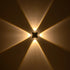 GLOBOSTAR® HIKARI 60686 Μοντέρνο Φωτιστικό Τοίχου - Απλίκα LED 8W 1000lm 30° AC 220-240V Αδιάβροχο IP65 Θερμό Λευκό 2700K - CREE XPE Chip & TÜV SÜD Driver - Μαύρο Ματ - Μ9 x Π4 x Υ9cm - 5 Χρόνια Εγγύηση - ledmania.gr
