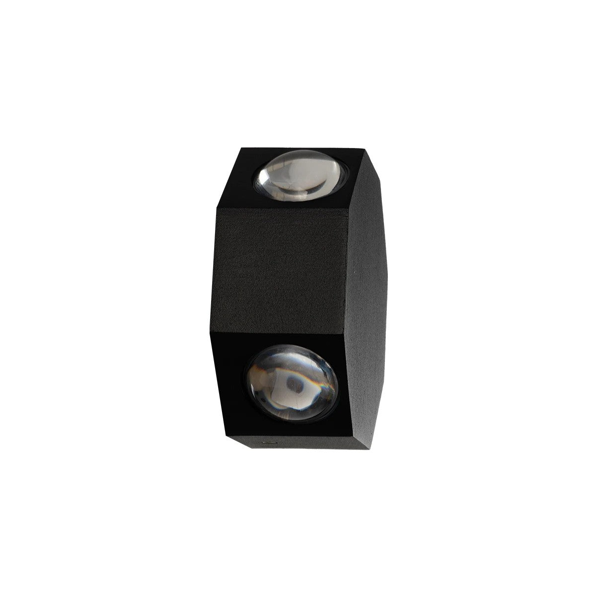 GLOBOSTAR® HIKARI 60687 Μοντέρνο Φωτιστικό Τοίχου - Απλίκα LED 8W 1000lm 30° AC 220-240V Αδιάβροχο IP65 Θερμό Λευκό 2700K - CREE XPE Chip & TÜV SÜD Driver - Μαύρο Ματ - Μ10 x Π4 x Υ10cm - 5 Χρόνια Εγγύηση - ledmania.gr