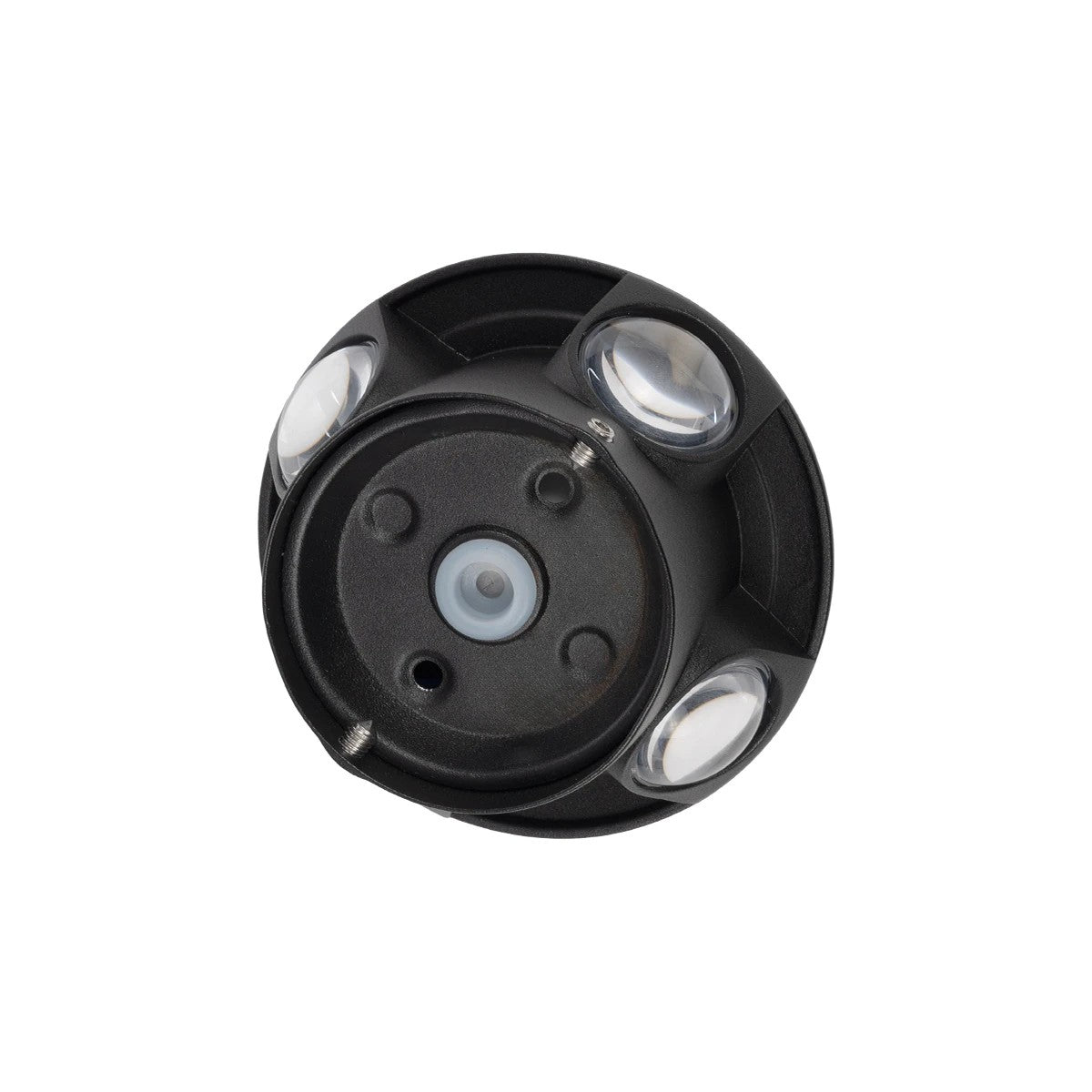 GLOBOSTAR® SOL 60689 Μοντέρνο Φωτιστικό Τοίχου - Απλίκα LED 8W 1000lm 30° AC 220-240V Αδιάβροχο IP65 Θερμό Λευκό 2700K - CREE XPE Chip & TÜV SÜD Driver - Μαύρο Ματ - Μ10 x Π5 x Υ10cm - 5 Χρόνια Εγγύηση - ledmania.gr