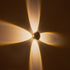 GLOBOSTAR® SOL 60689 Μοντέρνο Φωτιστικό Τοίχου - Απλίκα LED 8W 1000lm 30° AC 220-240V Αδιάβροχο IP65 Θερμό Λευκό 2700K - CREE XPE Chip & TÜV SÜD Driver - Μαύρο Ματ - Μ10 x Π5 x Υ10cm - 5 Χρόνια Εγγύηση - ledmania.gr