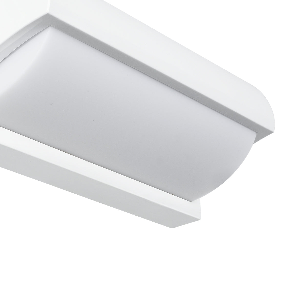 GLOBOSTAR® HORIZON 60691 Φωτιστικό Τοίχου - Απλίκα Εσωτερικού/Εξωτερικού Χώρου LED 15W 1575lm 120° AC175-265V Αδιάβροχο IP65 - Πλαστικό Σώμα - Φυσικό λευκό 4500K - Μ23.5 x Π11 x Υ10cm - Λευκό - Bridgelux Chip - 3 Χρόνια Εγγύηση - ledmania.gr