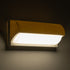 GLOBOSTAR® HORIZON 60691 Φωτιστικό Τοίχου - Απλίκα Εσωτερικού/Εξωτερικού Χώρου LED 15W 1575lm 120° AC175-265V Αδιάβροχο IP65 - Πλαστικό Σώμα - Φυσικό λευκό 4500K - Μ23.5 x Π11 x Υ10cm - Λευκό - Bridgelux Chip - 3 Χρόνια Εγγύηση - ledmania.gr