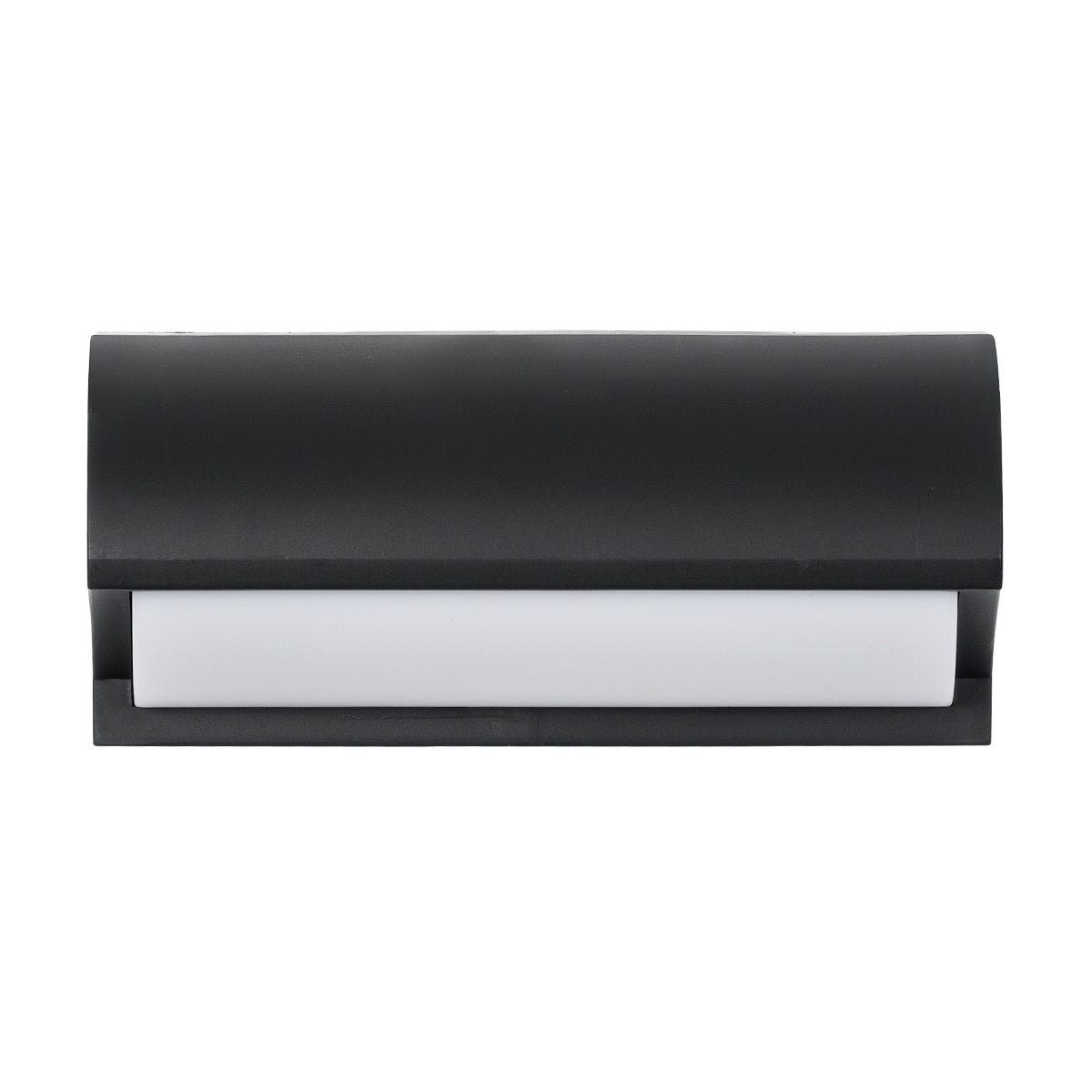 GLOBOSTAR® HORIZON 60693 Μοντέρνο Φωτιστικό Τοίχου - Απλίκα LED 15W 1575lm 120° AC 220-240V Αδιάβροχο IP65 Φυσικό Λευκό 4500K - Bridgelux SMD Chip - Μαύρο Ματ - Μ23.5 x Π11 x Υ10cm - 3 Χρόνια Εγγύηση - ledmania.gr