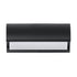 GLOBOSTAR® HORIZON 60693 Μοντέρνο Φωτιστικό Τοίχου - Απλίκα LED 15W 1575lm 120° AC 220-240V Αδιάβροχο IP65 Φυσικό Λευκό 4500K - Bridgelux SMD Chip - Μαύρο Ματ - Μ23.5 x Π11 x Υ10cm - 3 Χρόνια Εγγύηση - ledmania.gr