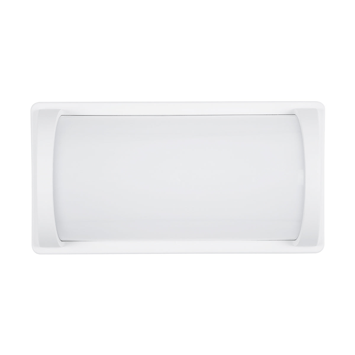 GLOBOSTAR® CELESTIAL 60694  Φωτιστικό Τοίχου - Απλίκα Εσωτερικού/Εξωτερικού Χώρου LED 15W 1575lm 120° AC175-265V Αδιάβροχο IP65 - Πλαστικό Σώμα - Φυσικό λευκό 4500K - Μ26 x Π9 x Υ13.5cm - Λευκό - Bridgelux Chip - 3 Χρόνια Εγγύηση - ledmania.gr