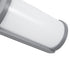 GLOBOSTAR® CELESTIAL 60695 Φωτιστικό Τοίχου - Απλίκα Εσωτερικού/Εξωτερικού Χώρου LED 15W 1575lm 120° AC175-265V Αδιάβροχο IP65 - Πλαστικό Σώμα - Φυσικό λευκό 4500K - Μ26 x Π9 x Υ13.5cm - Γκρι - Bridgelux Chip - 3 Χρόνια Εγγύηση - ledmania.gr