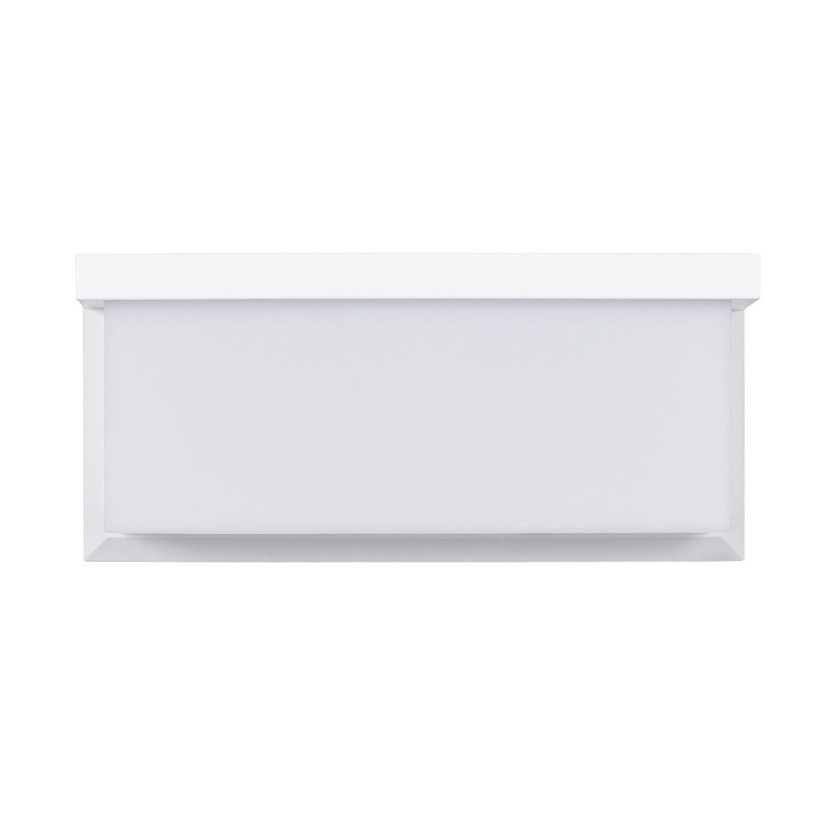 GLOBOSTAR® CITYSCAPE 60697 Μοντέρνο Φωτιστικό Τοίχου - Απλίκα LED 18W 1890lm 120° AC 220-240V Αδιάβροχο IP65 Φυσικό Λευκό 4500K - Bridgelux SMD Chip - Λευκό Ματ - Μ23.5 x Π11 x Υ10cm - 3 Χρόνια Εγγύηση