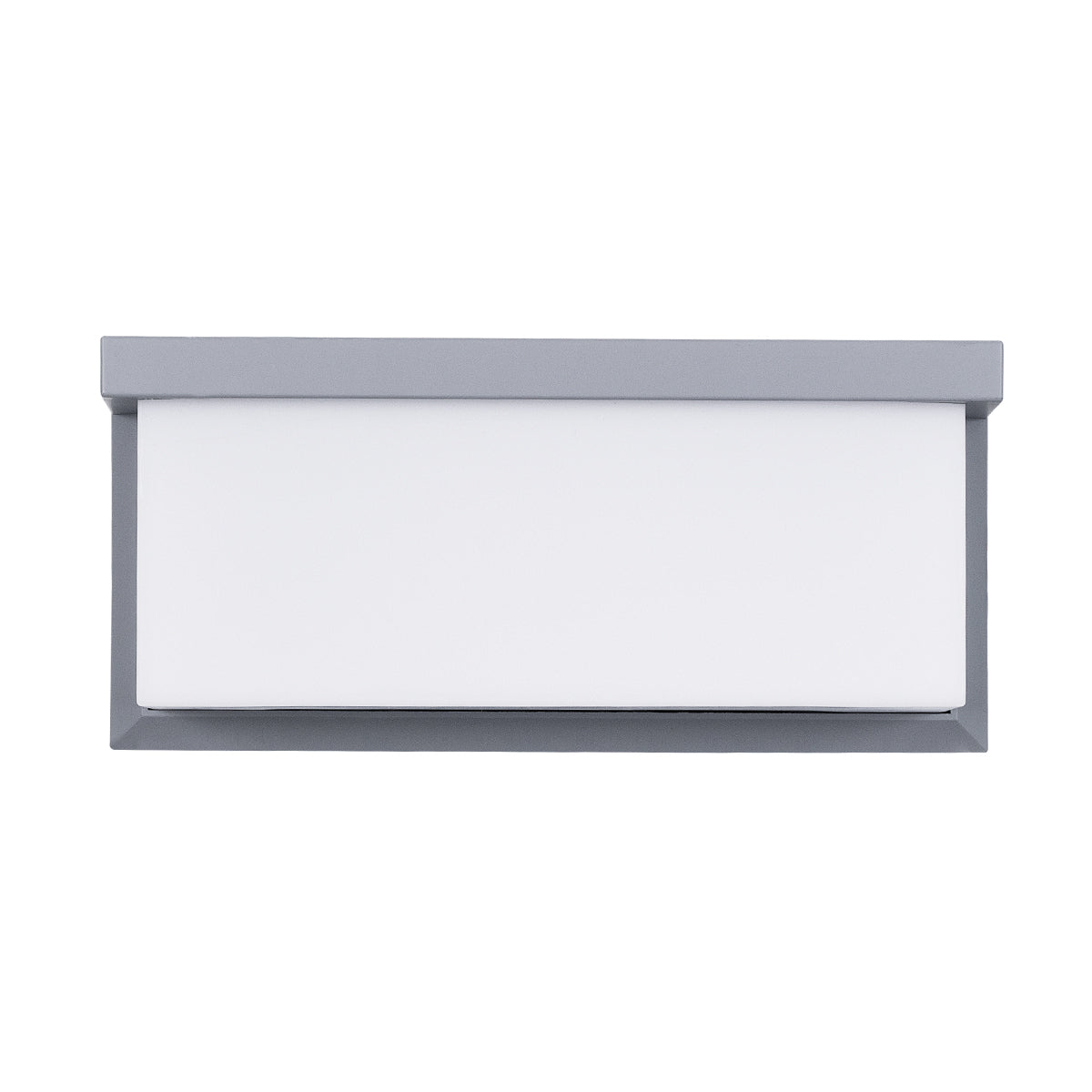 GLOBOSTAR® CITYSCAPE 60698 Μοντέρνο Φωτιστικό Τοίχου - Απλίκα LED 18W 1890lm 120° AC 220-240V Αδιάβροχο IP65 Φυσικό Λευκό 4500K - Bridgelux SMD Chip - Γκρι Ματ - Μ23.5 x Π11 x Υ10cm - 3 Χρόνια Εγγύηση