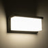 GLOBOSTAR® CITYSCAPE 60699 Μοντέρνο Φωτιστικό Τοίχου - Απλίκα LED 18W 1890lm 120° AC 220-240V Αδιάβροχο IP65 Φυσικό Λευκό 4500K - Bridgelux SMD Chip - Μαύρο Ματ - Μ23.5 x Π11 x Υ10cm - 3 Χρόνια Εγγύηση - ledmania.gr