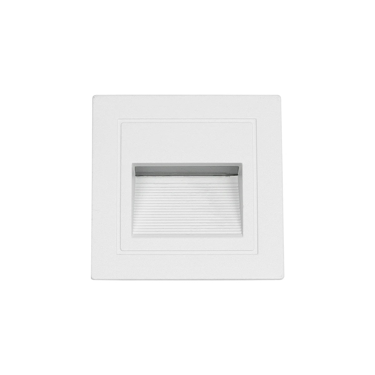 kelvo® STEPART KLV-101-0079 Μοντέρνο Χωνευτό Φωτιστικό Σκαλοπατιού - Διαδρόμου LED 3W 375lm 45° AC 220-240V Αδιάβροχο IP65 Θερμό Λευκό 2700K - Lumileds SMD Chip & TÜV SÜD Driver - Λευκό Ματ - Μ8.5 x Π5 x Υ8.5cm / Q6.72 x 6.72cm - 5 Χρόνια Εγγύηση - ledmania.gr