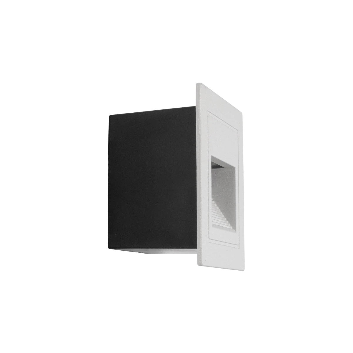 kelvo® STEPART KLV-101-0079 Μοντέρνο Χωνευτό Φωτιστικό Σκαλοπατιού - Διαδρόμου LED 3W 375lm 45° AC 220-240V Αδιάβροχο IP65 Θερμό Λευκό 2700K - Lumileds SMD Chip & TÜV SÜD Driver - Λευκό Ματ - Μ8.5 x Π5 x Υ8.5cm / Q6.72 x 6.72cm - 5 Χρόνια Εγγύηση - ledmania.gr