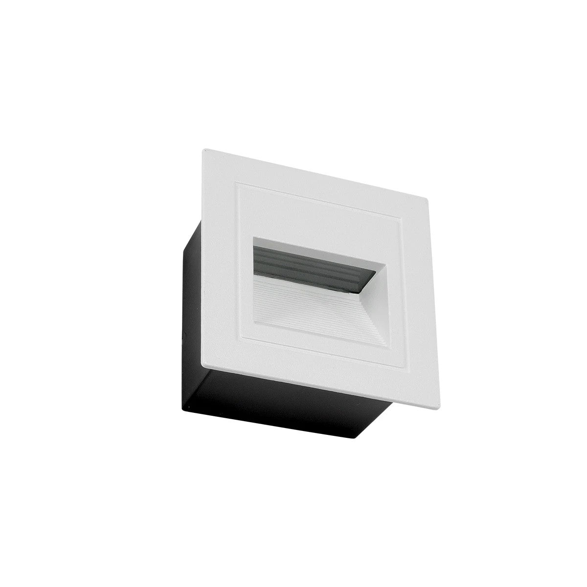 kelvo® STEPART KLV-101-0079 Μοντέρνο Χωνευτό Φωτιστικό Σκαλοπατιού - Διαδρόμου LED 3W 375lm 45° AC 220-240V Αδιάβροχο IP65 Θερμό Λευκό 2700K - Lumileds SMD Chip & TÜV SÜD Driver - Λευκό Ματ - Μ8.5 x Π5 x Υ8.5cm / Q6.72 x 6.72cm - 5 Χρόνια Εγγύηση - ledmania.gr