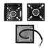 kelvo® STEPART KLV-101-0077 Μοντέρνο Χωνευτό Φωτιστικό Σκαλοπατιού - Διαδρόμου LED 3W 375lm 45° AC 220-240V Αδιάβροχο IP65 Θερμό Λευκό 2700K - Lumileds SMD Chip & TÜV SÜD Driver - Μαύρο Ματ - Μ8.5 x Π5 x Υ8.5cm / Q6.72 x 6.72cm - 5 Χρόνια Εγγύηση - ledmania.gr