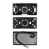 kelvo® STEPART KLV-101-0080 Μοντέρνο Χωνευτό Φωτιστικό Σκαλοπατιού - Διαδρόμου LED 3W 375lm 45° AC 220-240V Αδιάβροχο IP65 Θερμό Λευκό 2700K - Lumileds SMD Chip & TÜV SÜD Driver - Μαύρο Ματ - Μ10.5 x Π4.5 x Υ6cm / Q9.12 x 4.49cm - 5 Χρόνια Εγγύηση - ledmania.gr