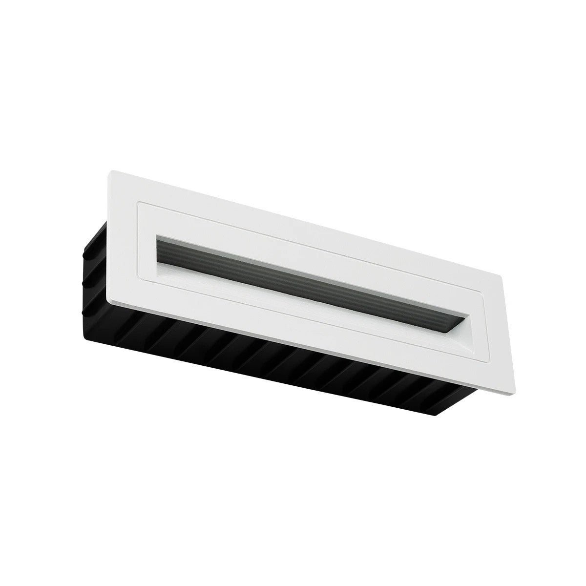 kelvo® STEPART KLV-101-0088 Μοντέρνο Χωνευτό Φωτιστικό Σκαλοπατιού - Διαδρόμου LED 6W 750lm 45° AC 220-240V Αδιάβροχο IP65 Θερμό Λευκό 2700K - Lumileds SMD Chip & TÜV SÜD Driver - Λευκό Ματ - Μ21 x Π5.5 x Υ6.5cm / Q20.3 x 5.6cm - 5 Χρόνια Εγγύηση - ledmania.gr