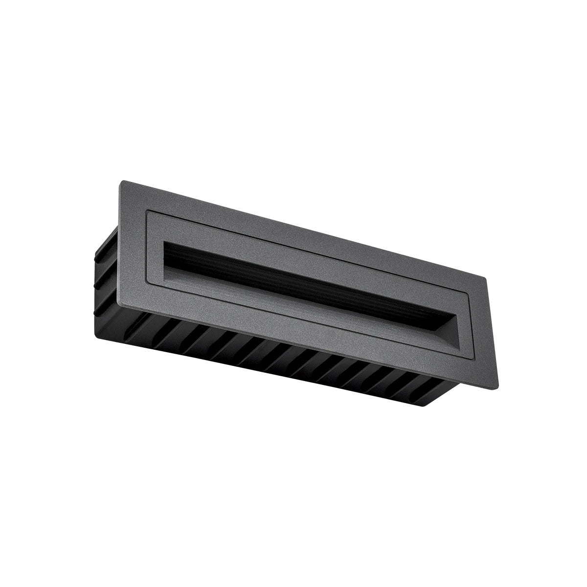 kelvo® STEPART KLV-101-0087 Μοντέρνο Χωνευτό Φωτιστικό Σκαλοπατιού - Διαδρόμου LED 6W 750lm 45° AC 220-240V Αδιάβροχο IP65 Θερμό Λευκό 2700K - Lumileds SMD Chip & TÜV SÜD Driver - Γκρι Ανθρακί Ματ - Μ21 x Π5.5 x Υ6.5cm  / Q20.3 x 5.6cm - 5 Χρόνια Εγγύηση - ledmania.gr