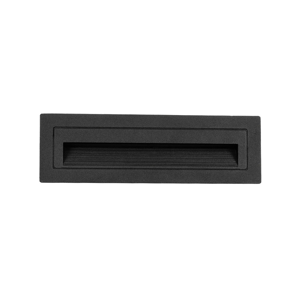 kelvo® STEPART KLV-101-0086 Μοντέρνο Χωνευτό Φωτιστικό Σκαλοπατιού - Διαδρόμου LED 6W 750lm 45° AC 220-240V Αδιάβροχο IP65 Θερμό Λευκό 2700K - Lumileds SMD Chip & TÜV SÜD Driver - Μαύρο Ματ - Μ21 x Π5.5 x Υ6.5cm / Q20.3 x 5.6cm - 5 Χρόνια Εγγύηση - ledmania.gr