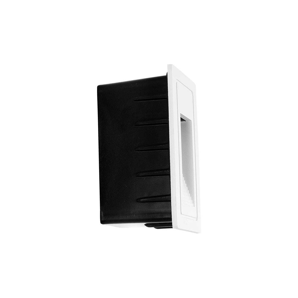 kelvo® STEPART KLV-101-0091 Μοντέρνο Χωνευτό Φωτιστικό Σκαλοπατιού - Διαδρόμου LED 3W 375lm 45° AC 220-240V Αδιάβροχο IP65 Θερμό Λευκό 2700K - Lumileds SMD Chip & TÜV SÜD Driver - Λευκό Ματ - Μ6 x Π5.5 x Υ10cm / Q5 x 9.61cm - 5 Χρόνια Εγγύηση - ledmania.gr