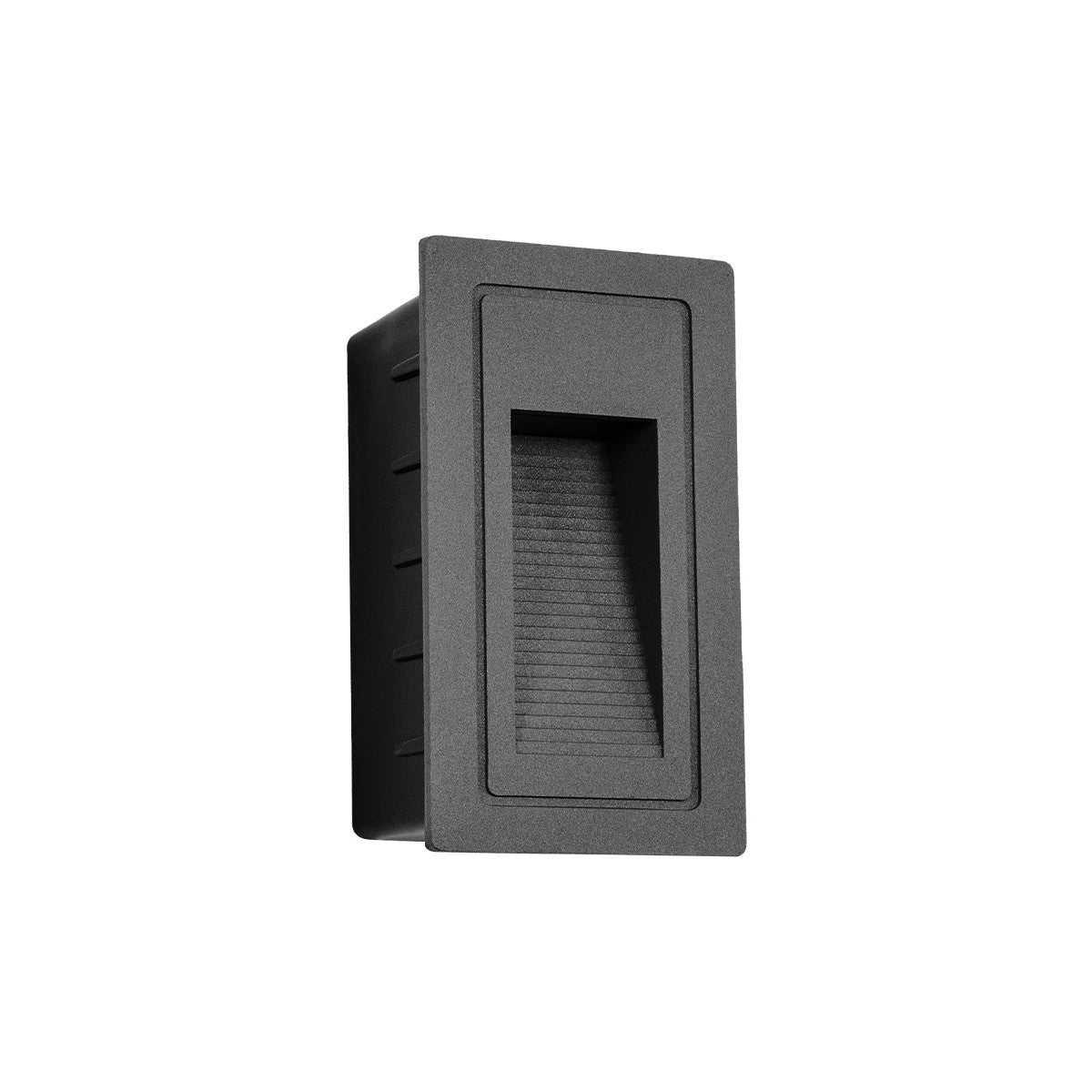 kelvo® STEPART KLV-101-0090 Μοντέρνο Χωνευτό Φωτιστικό Σκαλοπατιού - Διαδρόμου LED 3W 375lm 45° AC 220-240V Αδιάβροχο IP65 Θερμό Λευκό 2700K - Lumileds SMD Chip & TÜV SÜD Driver - Γκρι Ανθρακί Ματ - Μ6 x Π5.5 x Υ10cm / Q5 x 9.61cm - 5 Χρόνια Εγγύηση - ledmania.gr