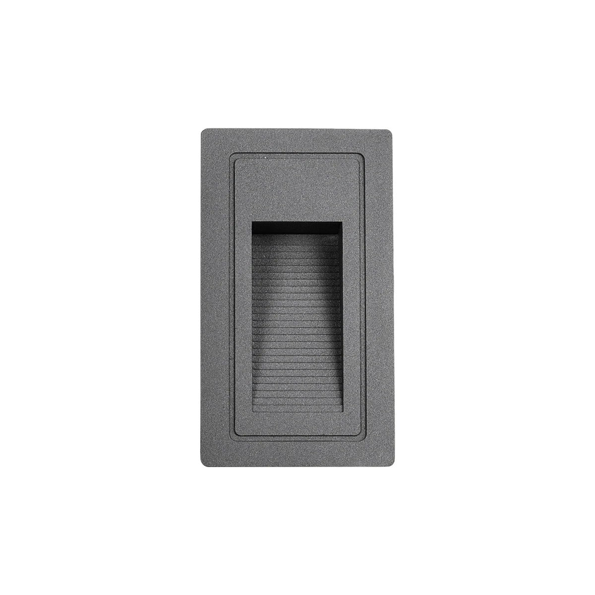kelvo® STEPART KLV-101-0090 Μοντέρνο Χωνευτό Φωτιστικό Σκαλοπατιού - Διαδρόμου LED 3W 375lm 45° AC 220-240V Αδιάβροχο IP65 Θερμό Λευκό 2700K - Lumileds SMD Chip & TÜV SÜD Driver - Γκρι Ανθρακί Ματ - Μ6 x Π5.5 x Υ10cm / Q5 x 9.61cm - 5 Χρόνια Εγγύηση - ledmania.gr