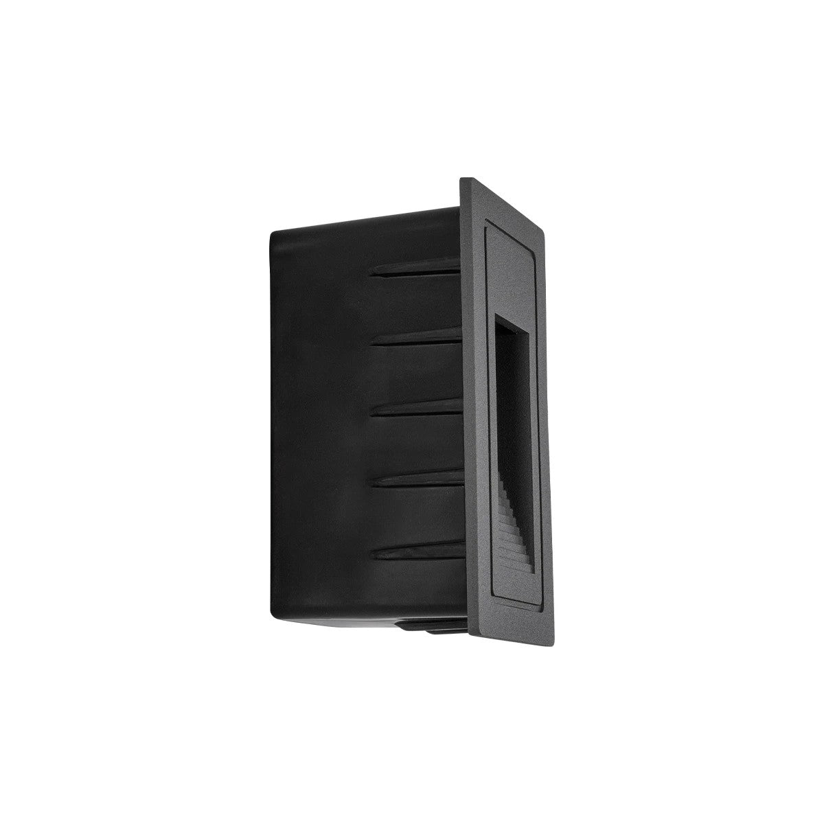 kelvo® STEPART KLV-101-0090 Μοντέρνο Χωνευτό Φωτιστικό Σκαλοπατιού - Διαδρόμου LED 3W 375lm 45° AC 220-240V Αδιάβροχο IP65 Θερμό Λευκό 2700K - Lumileds SMD Chip & TÜV SÜD Driver - Γκρι Ανθρακί Ματ - Μ6 x Π5.5 x Υ10cm / Q5 x 9.61cm - 5 Χρόνια Εγγύηση - ledmania.gr