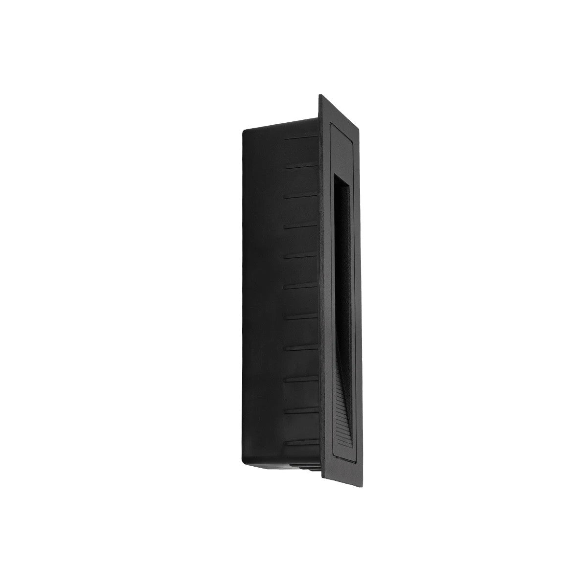 kelvo® STEPART KLV-101-0092 Μοντέρνο Χωνευτό Φωτιστικό Σκαλοπατιού - Διαδρόμου LED 7W 735lm 45° AC 220-240V Αδιάβροχο IP65 Θερμό Λευκό 2700K - Lumileds SMD Chip & TÜV SÜD Driver - Μαύρο Ματ - Μ6.5 x Π6.5 x Υ21cm / Q5.41 x 18.9cm - 5 Χρόνια Εγγύηση - ledmania.gr