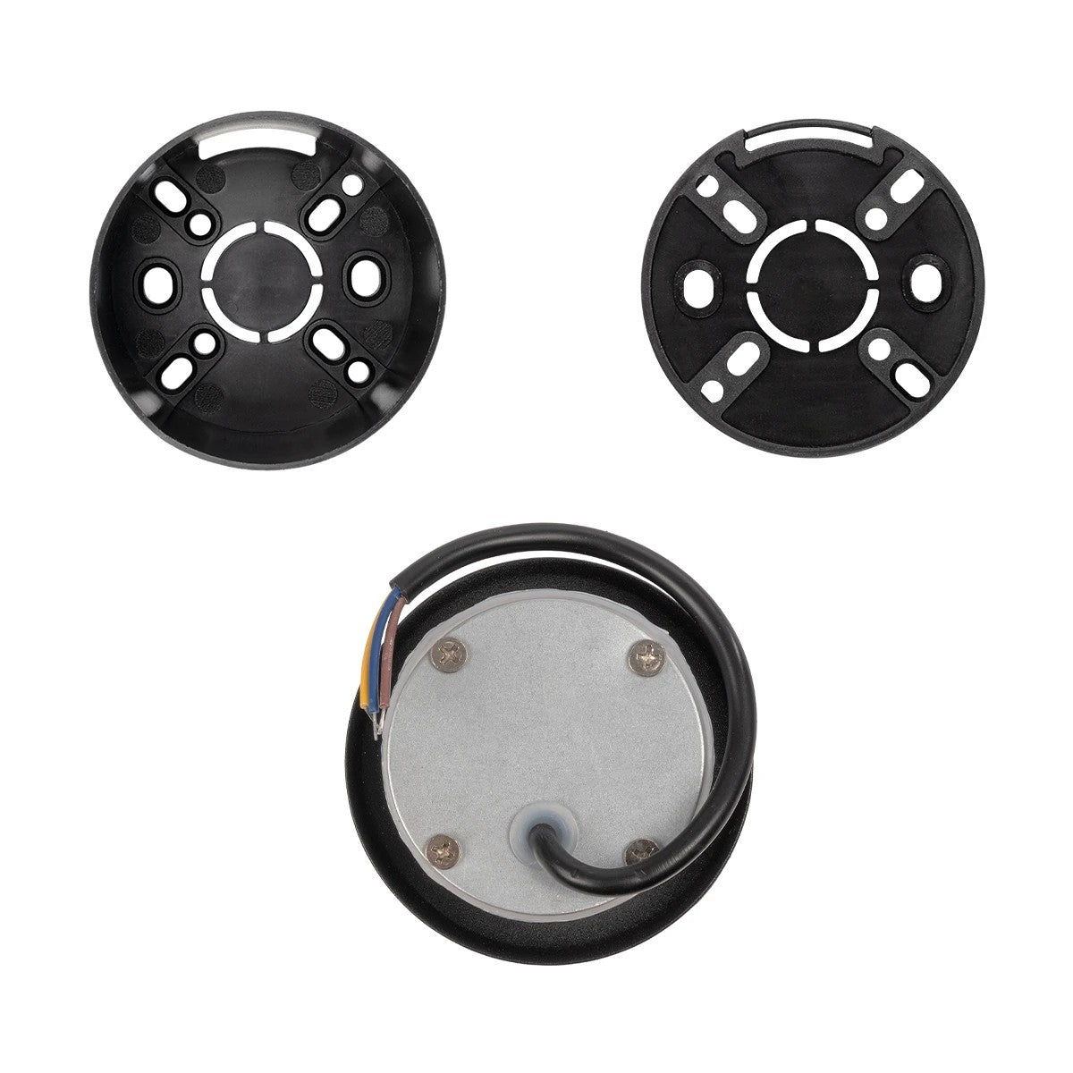 kelvo® STEPART KLV-101-0074 Μοντέρνο Χωνευτό Φωτιστικό Σκαλοπατιού - Διαδρόμου LED 3W 375lm 45° AC 220-240V Αδιάβροχο IP65 Θερμό Λευκό 2700K - Lumileds SMD Chip & TÜV SÜD Driver - Μαύρο Ματ - Μ8.3 x Π4.5 x Υ8.3cm  / Q6.55 x 6.55cm - 5 Χρόνια Εγγύηση - ledmania.gr