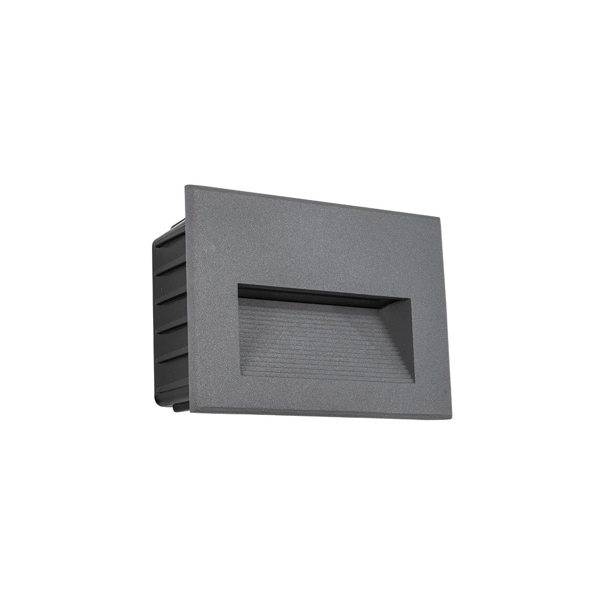 kelvo® STEPART KLV-101-0084 Μοντέρνο Χωνευτό Φωτιστικό Σκαλοπατιού - Διαδρόμου LED 6W 750lm 45° AC 220-240V Αδιάβροχο IP65 Θερμό Λευκό 2700K - Lumileds SMD Chip & TÜV SÜD Driver - Γκρι Ανθρακί Ματ - Μ11.5 x Π5.3 x Υ8.3cm / Q10.63 x 7.61cm - 5 Χρόνια Εγ... - ledmania.gr