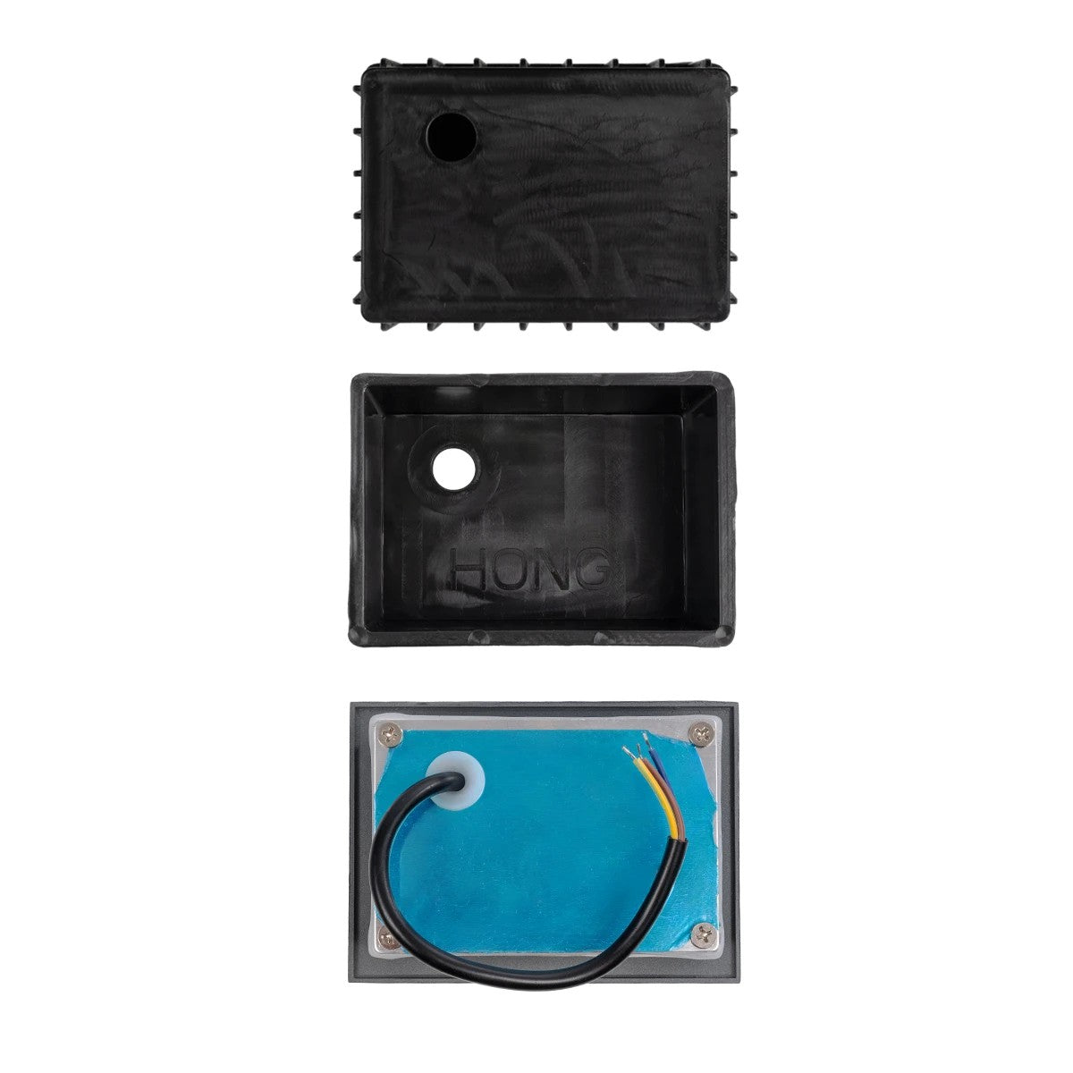 kelvo® STEPART KLV-101-0084 Μοντέρνο Χωνευτό Φωτιστικό Σκαλοπατιού - Διαδρόμου LED 6W 750lm 45° AC 220-240V Αδιάβροχο IP65 Θερμό Λευκό 2700K - Lumileds SMD Chip & TÜV SÜD Driver - Γκρι Ανθρακί Ματ - Μ11.5 x Π5.3 x Υ8.3cm / Q10.63 x 7.61cm - 5 Χρόνια Εγ... - ledmania.gr