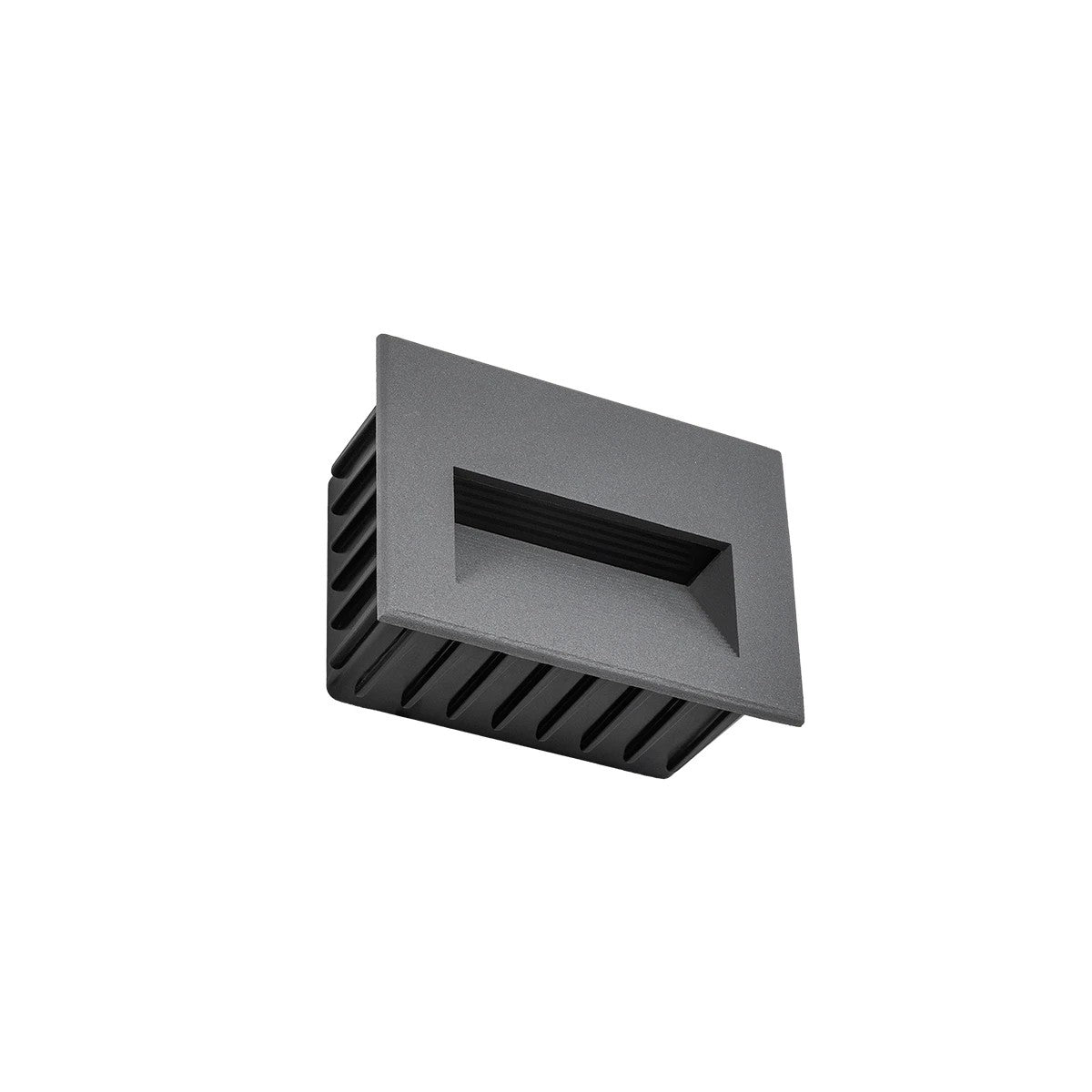 kelvo® STEPART KLV-101-0084 Μοντέρνο Χωνευτό Φωτιστικό Σκαλοπατιού - Διαδρόμου LED 6W 750lm 45° AC 220-240V Αδιάβροχο IP65 Θερμό Λευκό 2700K - Lumileds SMD Chip & TÜV SÜD Driver - Γκρι Ανθρακί Ματ - Μ11.5 x Π5.3 x Υ8.3cm / Q10.63 x 7.61cm - 5 Χρόνια Εγ... - ledmania.gr