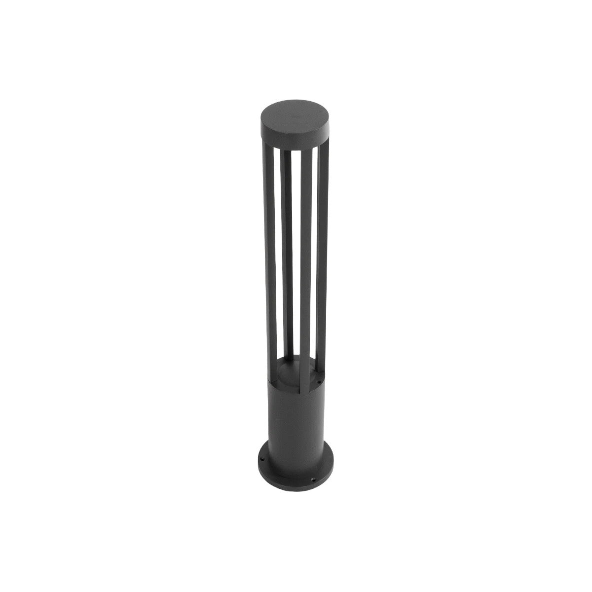 kelvo® GREMO KLV-101-0123 Μοντέρνο Φωτιστικό Κολωνάκι Κήπου LED 7W 735lm 45° AC 220-240V Αδιάβροχο IP65 Θερμό Λευκό 2700K - Bridgelux COB Chip & TÜV SÜD Driver - Γκρι Ανθρακί Ματ - Μ15.5 x Π15.5 x Υ80cm - 5 Χρόνια Εγγύηση - ledmania.gr