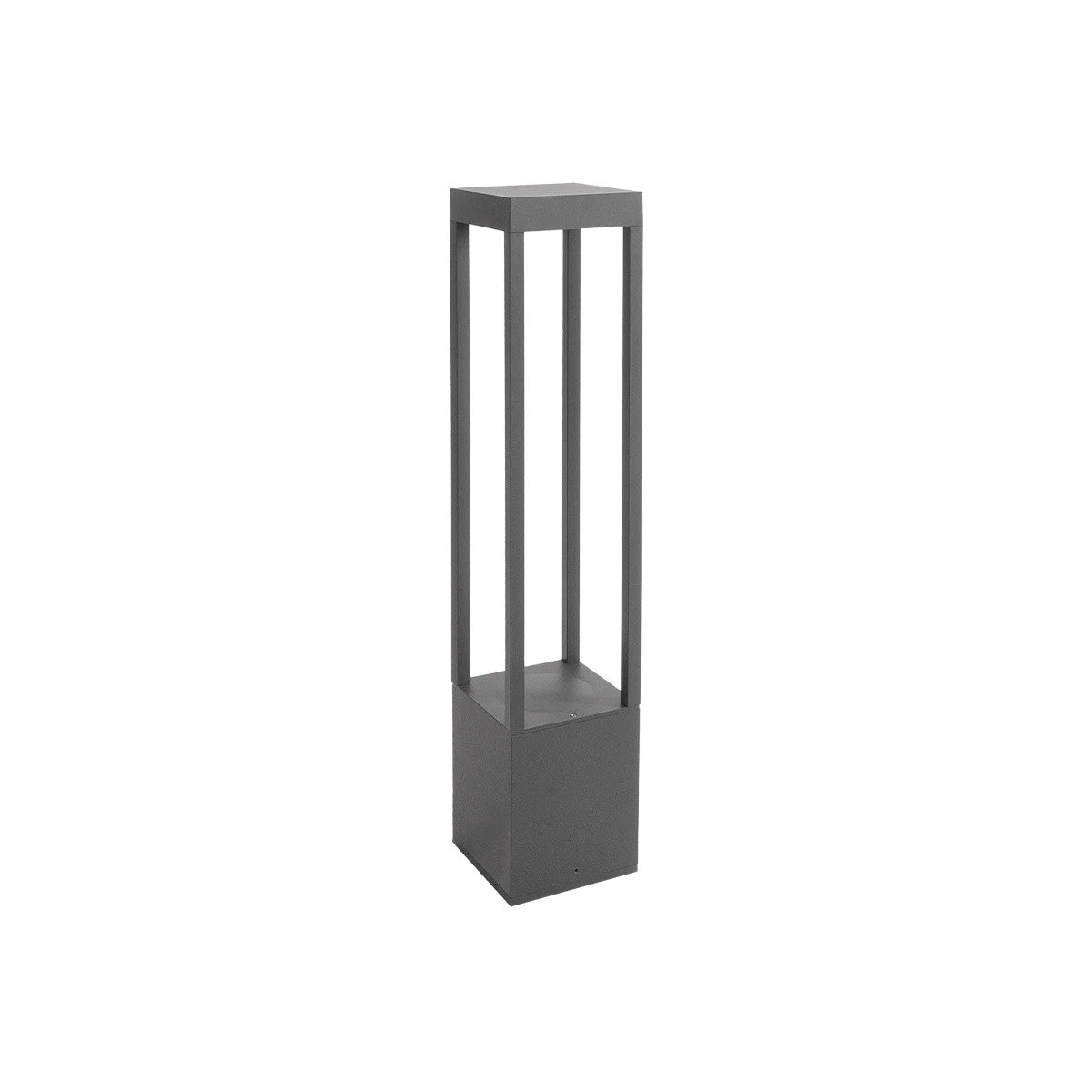 kelvo® GREMO KLV-101-0124 Μοντέρνο Φωτιστικό Κολωνάκι Κήπου LED 7W 735lm 45° AC 220-240V Αδιάβροχο IP65 Θερμό Λευκό 2700K - Bridgelux COB Chip & TÜV SÜD Driver - Γκρι Ανθρακί Ματ - Μ15 x Π15 x Υ80.5cm - 5 Χρόνια Εγγύηση - ledmania.gr