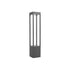 kelvo® GREMO KLV-101-0124 Μοντέρνο Φωτιστικό Κολωνάκι Κήπου LED 7W 735lm 45° AC 220-240V Αδιάβροχο IP65 Θερμό Λευκό 2700K - Bridgelux COB Chip & TÜV SÜD Driver - Γκρι Ανθρακί Ματ - Μ15 x Π15 x Υ80.5cm - 5 Χρόνια Εγγύηση - ledmania.gr