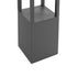 kelvo® GREMO KLV-101-0124 Μοντέρνο Φωτιστικό Κολωνάκι Κήπου LED 7W 735lm 45° AC 220-240V Αδιάβροχο IP65 Θερμό Λευκό 2700K - Bridgelux COB Chip & TÜV SÜD Driver - Γκρι Ανθρακί Ματ - Μ15 x Π15 x Υ80.5cm - 5 Χρόνια Εγγύηση - ledmania.gr