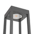 kelvo® GREMO KLV-101-0124 Μοντέρνο Φωτιστικό Κολωνάκι Κήπου LED 7W 735lm 45° AC 220-240V Αδιάβροχο IP65 Θερμό Λευκό 2700K - Bridgelux COB Chip & TÜV SÜD Driver - Γκρι Ανθρακί Ματ - Μ15 x Π15 x Υ80.5cm - 5 Χρόνια Εγγύηση - ledmania.gr