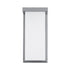 GLOBOSTAR® LOFT 60759 Φωτιστικό Τοίχου - Απλίκα Εσωτερικού/Εξωτερικού Χώρου LED 18W 1890lm 120° AC175-265V Αδιάβροχο IP65 - Πλαστικό Σώμα - Φυσικό λευκό 4500K - Μ24.5 x Π11 x Υ9.5cm -  Γκρι - Bridgelux Chip - 3 Χρόνια Εγγύηση - ledmania.gr