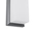 GLOBOSTAR® LOFT 60759 Φωτιστικό Τοίχου - Απλίκα Εσωτερικού/Εξωτερικού Χώρου LED 18W 1890lm 120° AC175-265V Αδιάβροχο IP65 - Πλαστικό Σώμα - Φυσικό λευκό 4500K - Μ24.5 x Π11 x Υ9.5cm -  Γκρι - Bridgelux Chip - 3 Χρόνια Εγγύηση - ledmania.gr