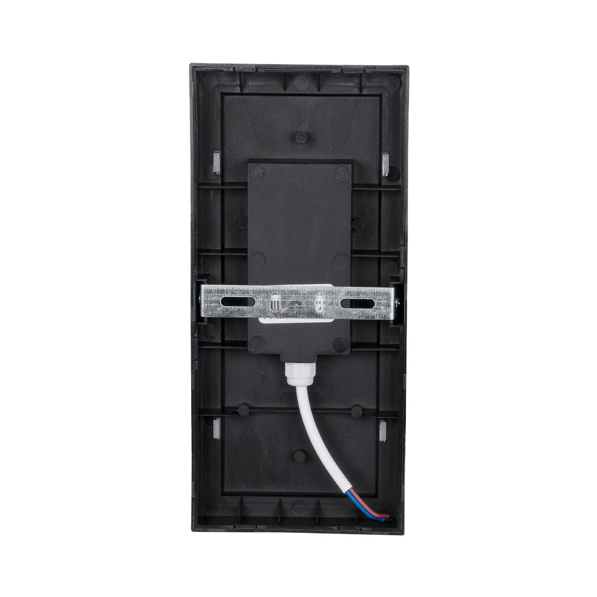 GLOBOSTAR® LOFT 60759 Φωτιστικό Τοίχου - Απλίκα Εσωτερικού/Εξωτερικού Χώρου LED 18W 1890lm 120° AC175-265V Αδιάβροχο IP65 - Πλαστικό Σώμα - Φυσικό λευκό 4500K - Μ24.5 x Π11 x Υ9.5cm -  Γκρι - Bridgelux Chip - 3 Χρόνια Εγγύηση - ledmania.gr
