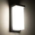 GLOBOSTAR® LOFT 60759 Φωτιστικό Τοίχου - Απλίκα Εσωτερικού/Εξωτερικού Χώρου LED 18W 1890lm 120° AC175-265V Αδιάβροχο IP65 - Πλαστικό Σώμα - Φυσικό λευκό 4500K - Μ24.5 x Π11 x Υ9.5cm -  Γκρι - Bridgelux Chip - 3 Χρόνια Εγγύηση - ledmania.gr
