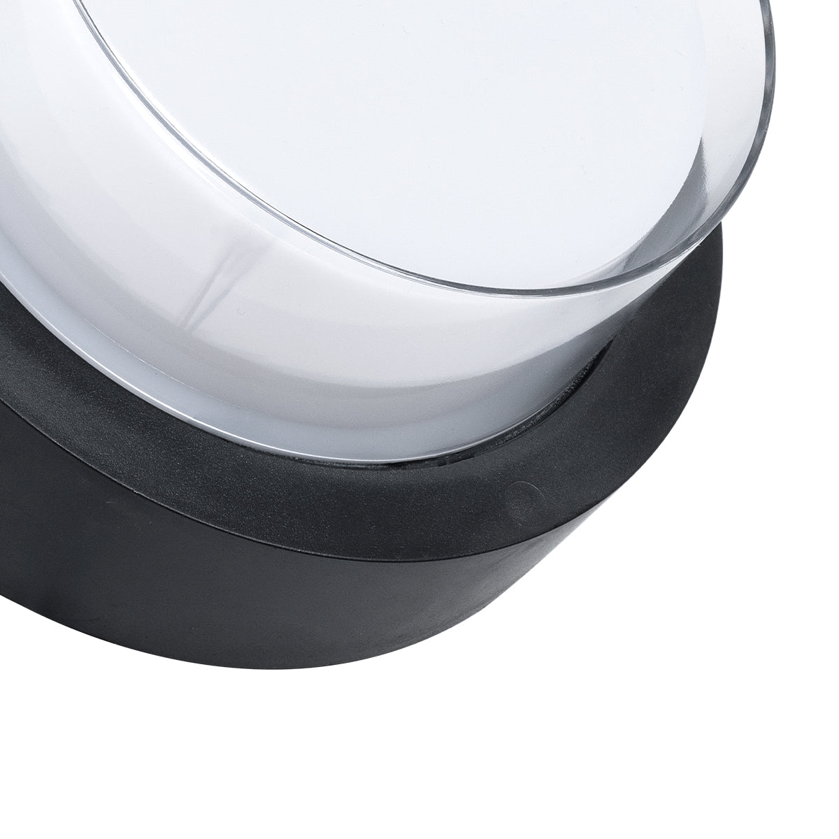 GLOBOSTAR® NEXUS 60761 Φωτιστικό Τοίχου - Απλίκα Εσωτερικού/Εξωτερικού Χώρου LED 10W 1050lm 120° AC175-265V Αδιάβροχο IP65 - Πλαστικό Σώμα - Φυσικό λευκό 4500K - Φ17 x Υ9cm - Μαύρο - Bridgelux Chip - 3 Χρόνια Εγγύηση - ledmania.gr