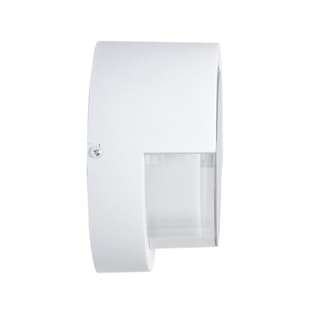 GLOBOSTAR® APEX 60766 Φωτιστικό Τοίχου - Απλίκα Εσωτερικού/Εξωτερικού Χώρου LED 10W 1050lm 120° AC175-265V Αδιάβροχο IP65 - Πλαστικό Σώμα - Φυσικό λευκό 4500K - Φ17 x Υ9cm - Λευκό - Bridgelux Chip - 3 Χρόνια Εγγύηση - ledmania.gr