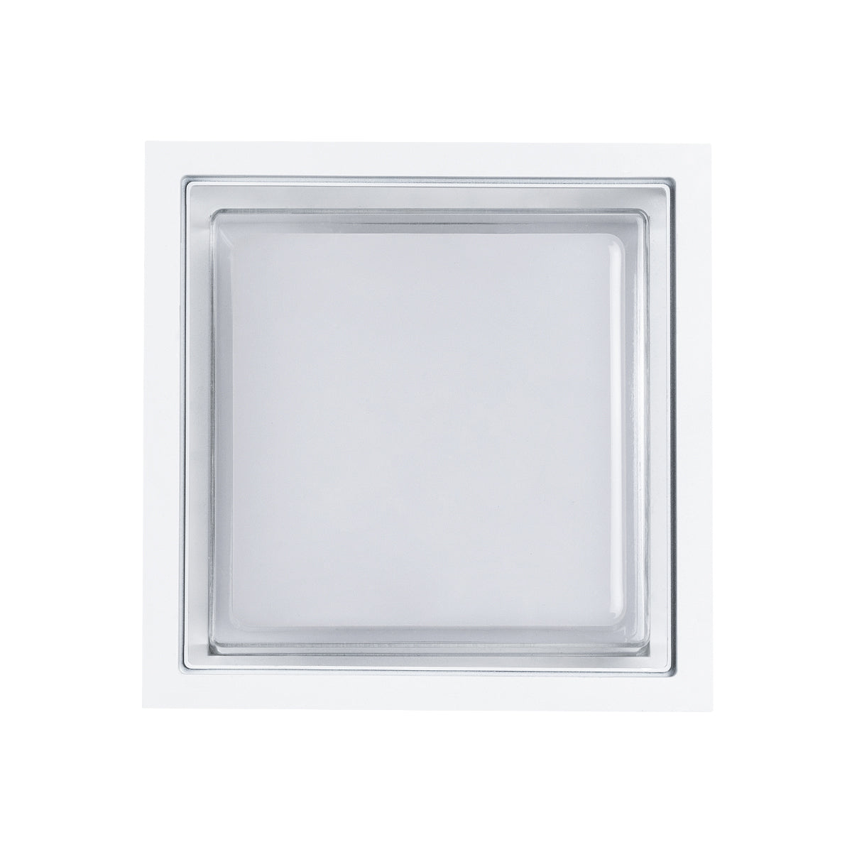 GLOBOSTAR® MAJESTIC 60775 Φωτιστικό Τοίχου - Απλίκα Εσωτερικού/Εξωτερικού Χώρου LED 10W 1050lm 120° AC175-265V Αδιάβροχο IP65 - Πλαστικό Σώμα - Φυσικό λευκό 4500K - Μ17 x Π17 x Υ9cm - Λευκό - Bridgelux Chip - 3 Χρόνια Εγγύηση - ledmania.gr