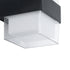 GLOBOSTAR® EMPIRE 60779  Φωτιστικό Τοίχου - Απλίκα Εσωτερικού/Εξωτερικού Χώρου LED 10W 1050lm 120° AC175-265V Αδιάβροχο IP65 - Πλαστικό Σώμα - Θερμό λευκό 2700K - Μ10.5 x Π9 x Υ13cm - Μαύρο - Bridgelux Chip - 3 Χρόνια Εγγύηση - ledmania.gr