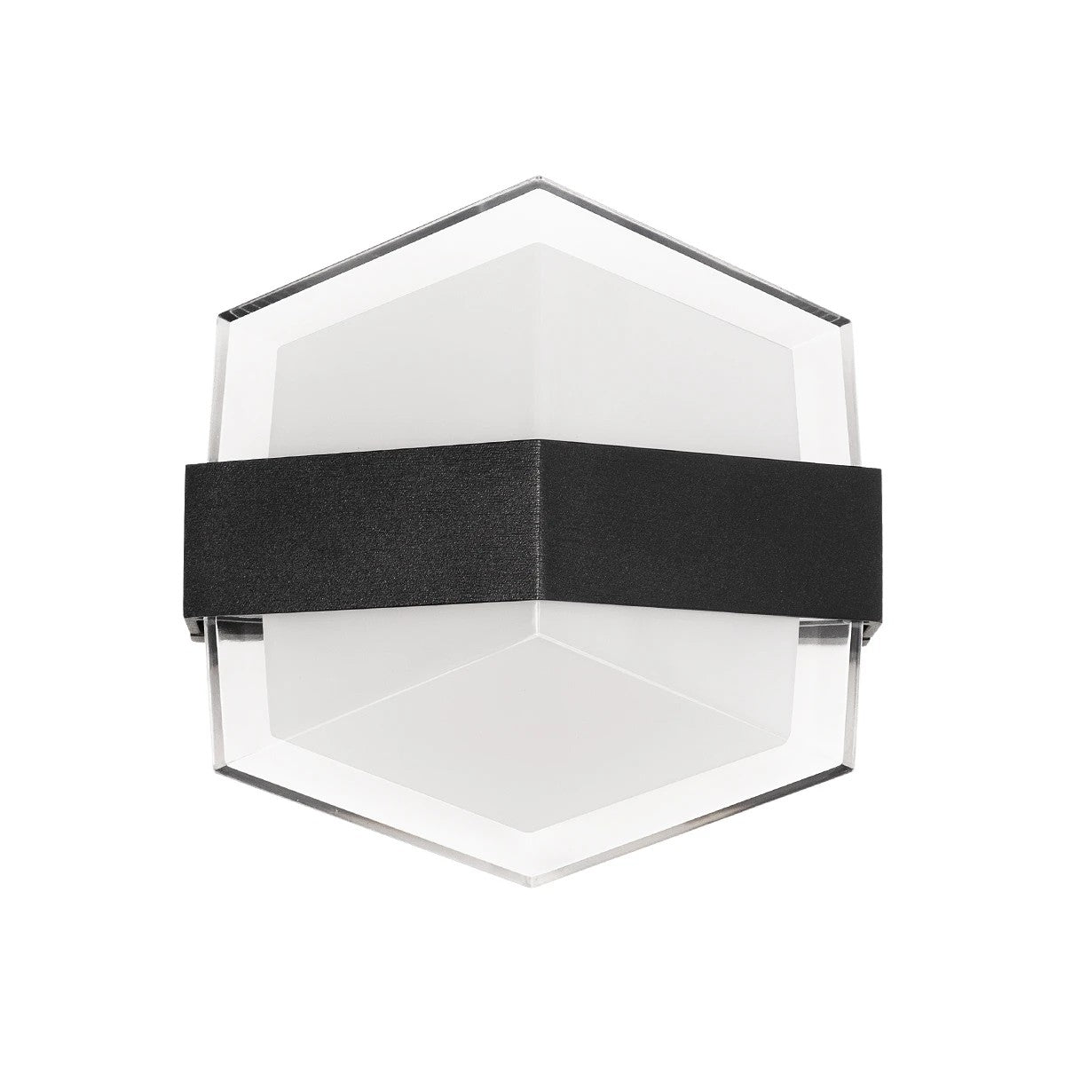 GLOBOSTAR® EMPIRE 60780 Μοντέρνο Φωτιστικό Τοίχου - Απλίκα LED 12W 1260lm 120° AC 220-240V Αδιάβροχο IP65 Φυσικό Λευκό 4500K - Bridgelux SMD Chip & TÜV SÜD Driver - Μαύρο Ματ - Μ18.5 x Π17 x Υ10cm - 3 Χρόνια Εγγύηση - ledmania.gr