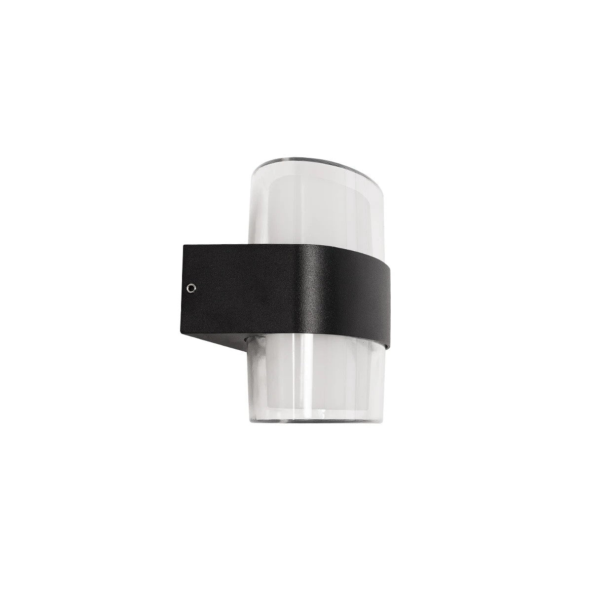 GLOBOSTAR® EMPIRE 60782 Μοντέρνο Φωτιστικό Τοίχου - Απλίκα LED 12W 1260lm 120° AC 220-240V Αδιάβροχο IP65 Φυσικό Λευκό 4500K - Bridgelux SMD Chip & TÜV SÜD Driver - Μαύρο Ματ - Μ18.5 x Π12 x Υ8.5cm - 3 Χρόνια Εγγύηση - ledmania.gr