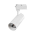 GLOBOSTAR® LUGANO 60807 Μονοφασικό Σποτ Ράγας LED 20W 2500lm 36° AC 220-240V IP20 Φυσικό Λευκό 4500K - Bridgelux COB Chip & TÜV SÜD Driver - Eurotrack 1PH  - Λευκό Ματ - Μ6.5 x Π6.5 x Υ22cm - 5 Χρόνια Εγγύηση